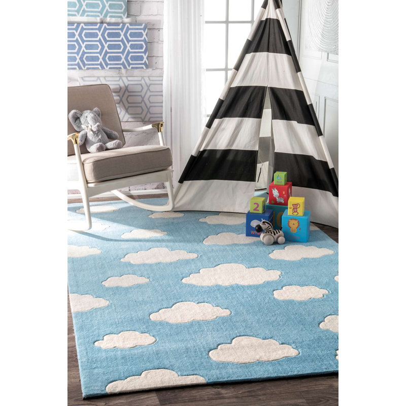 Abbas Handmade Polyester Rug, Rectangle 6' x 9'