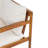 Hana Outdoor Acacia Wood 3-Seater Sofa With Rope Back & Cushions