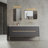 Cozy Design Tempered Glass Framed Wall-Mounted Bathroom Vanity Mirror-102799394-102799380-102799393