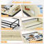 Under Bed Storage with Wheels, 2Pack Under Bed Storage Containers, Underbed Shoe Storage Organizer, Rolling Under Bed Metal Drawers for Clothes, Blankets(31 x 17 x 7.2 in)