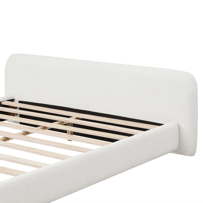 Lit rembourré Cozy Bounce - Un ajout rêveur et confortable à votre chambre à coucher, parfait pour les espaces modernes et minimalistes