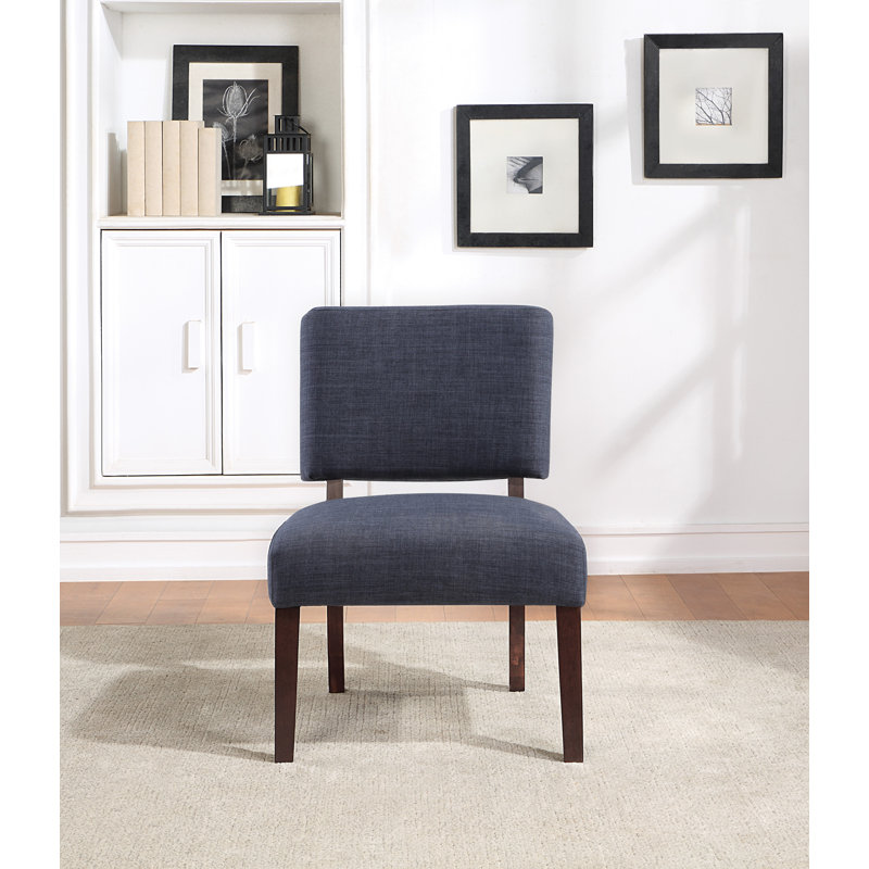 Chaise d'appoint Attilia, Bleu marine