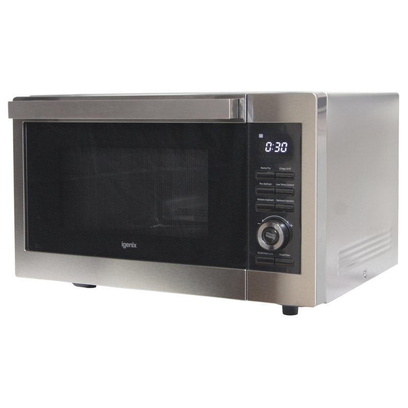20L 800W Digital Solo Microwave Silver