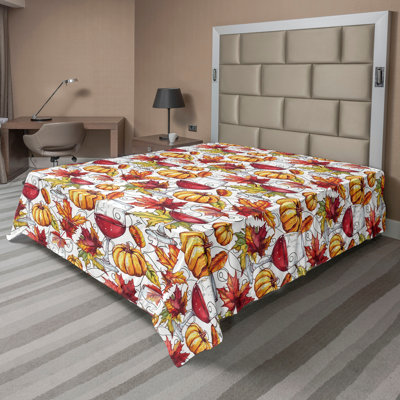 Drap-housse à motif floral Ambesonne