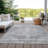 Machine Washable Indoor/Outdoor Cicel ACN1146 Gray Rug-100248073