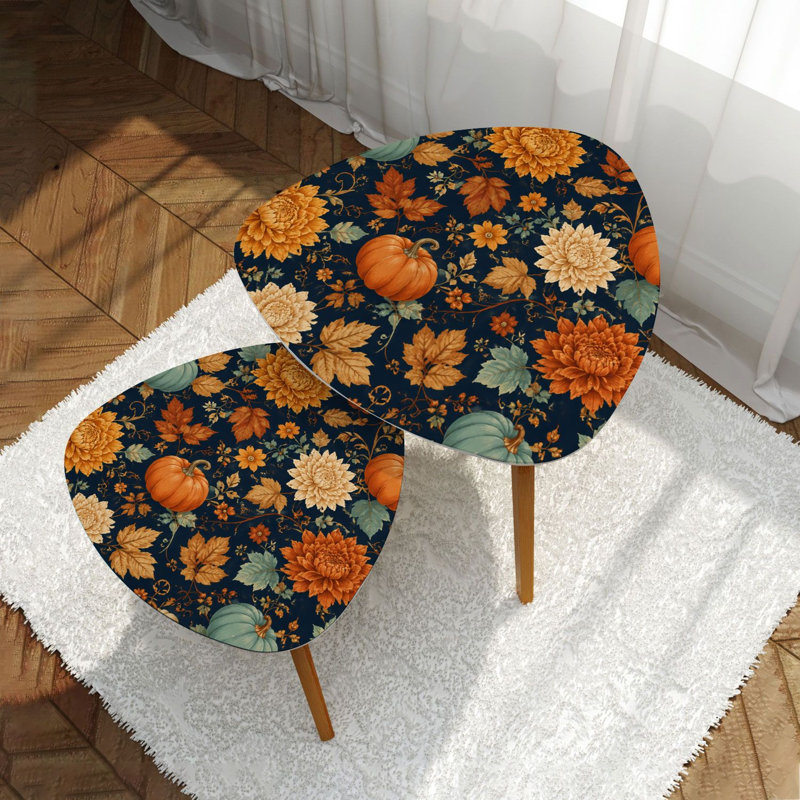 Ensemble de 2 tables gigognes Triangle Nesting
