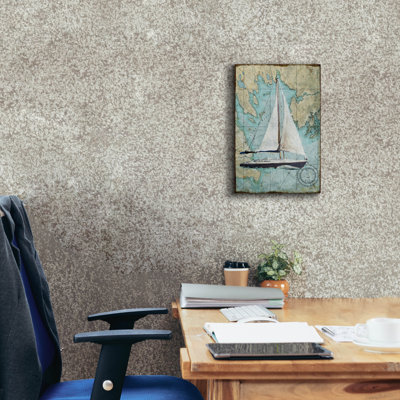 Epic Graffiti 'Maritime Sail'  by Art Licencing Studio Canvas Wall Art, 12" x 18"