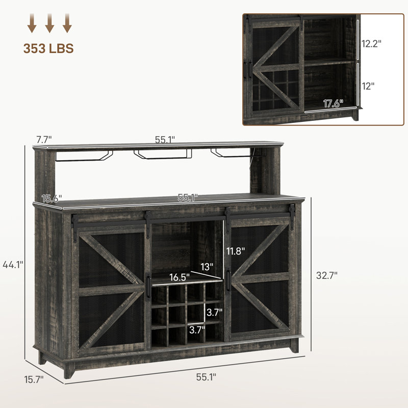 Armoire à vin Farmhouse