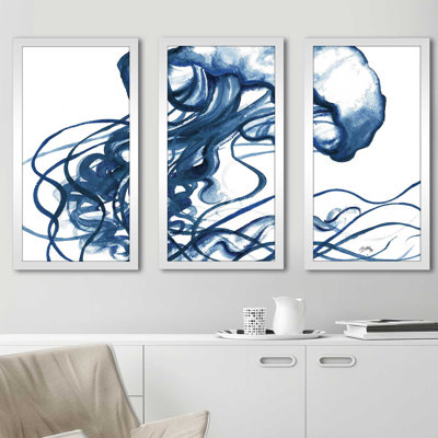 " Jellyfish In The Blues " by Elizabeth Medley 3 - Pieces