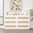 Nursery Rattan Dresser for Bedroom, Modern 6 Drawer Wooden Dresser Chest, Wide Wood Beside Table-873795286