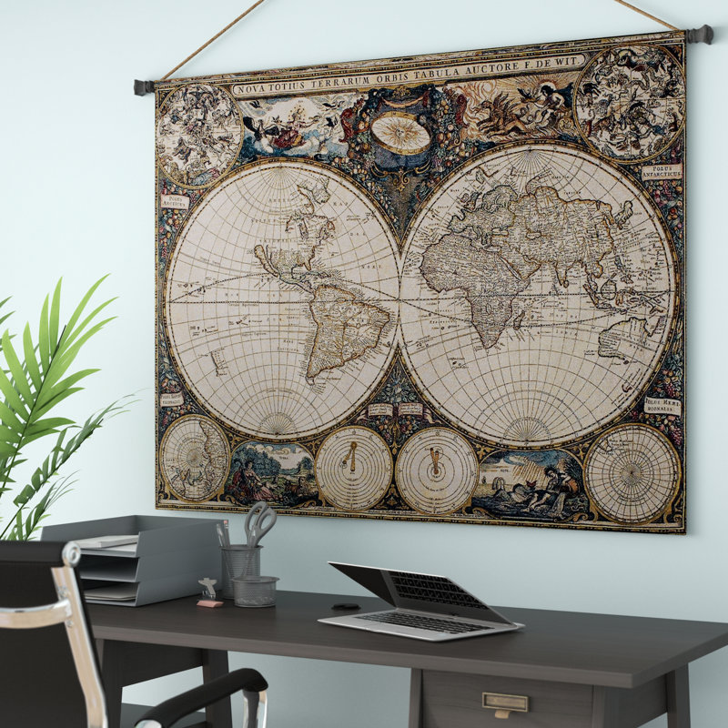 Tapisserie « Old World Map »