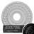 Endurathane Wreath Ceiling Medallion, 16 1/4"OD x 3 5/8"ID x 1"P (Fits Canopies up to 5 1/2"), Hand-Painted Black Pearl Finish-27784246