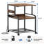 Table d'imprimante à 3 niveaux avec roues verrouillables pour bureau personnel, support d'imprimante 3D 23,6 "x 23,6" avec prise de courant-132459333