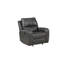 Fauteuil inclinable et oscillant en cuir Joela-99401252-94566789