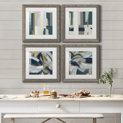 " Close To The Edge I " 4 - Pieces Painting Print
