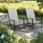 Ensemble de 2 chaises d'extérieur pliantes
