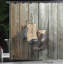 Ensemble de rideau de douche + crochets-44238138