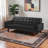 74.4" PU Convertible Futons Sofa Bed For Living Room-276310948
