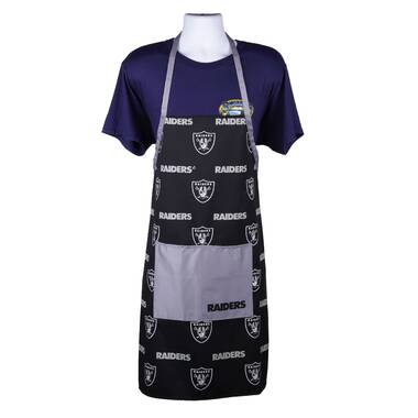 NFL Oakland Raiders Chef Hat and Apron Set