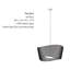 Luminaire suspendu tambour 1 lumière