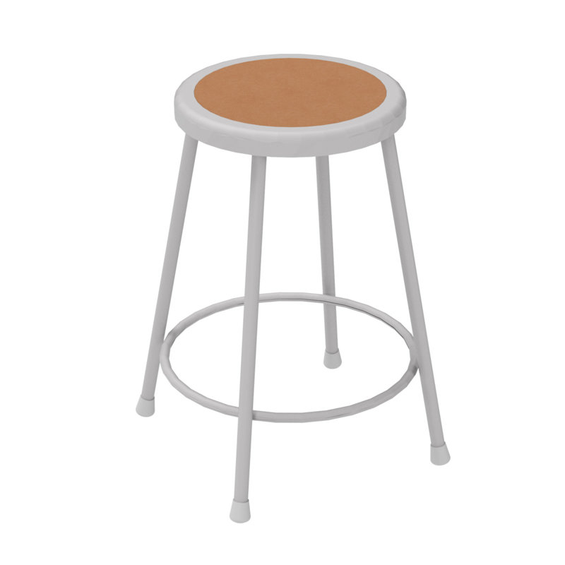 Tabouret réglable en hauteur avec pivot, Non inclus, 24 po, Métal