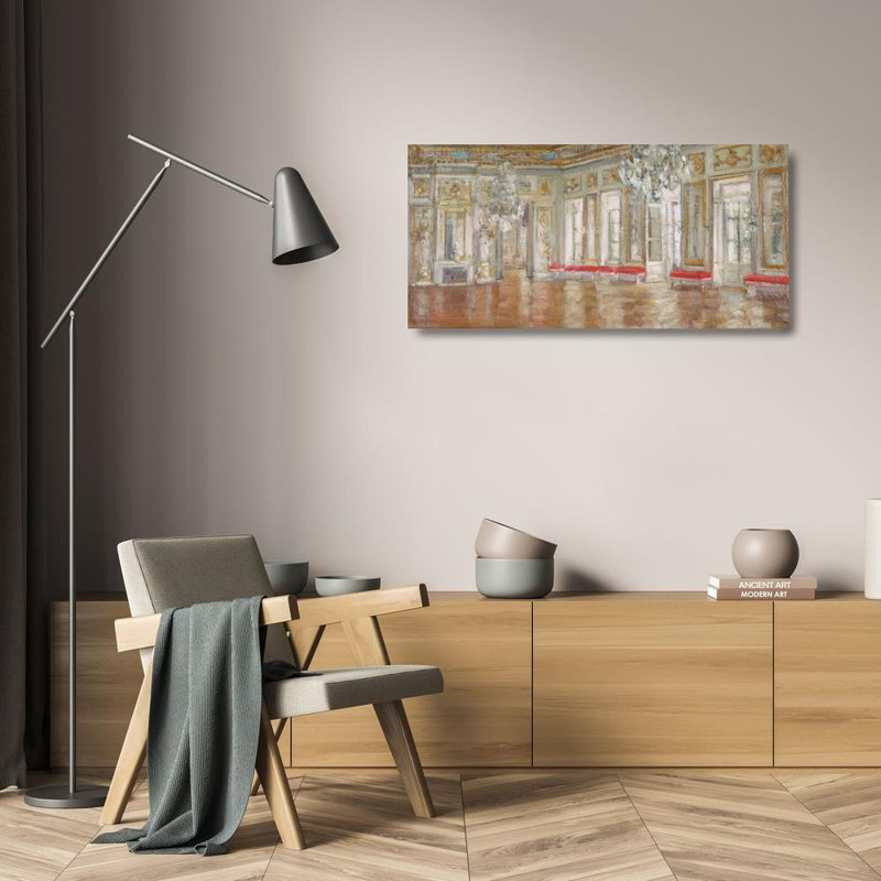 «White Hall» par Aleksandr Sredin - Art mural sur toile tendue avec châssis, H 24 po x l 17 po
