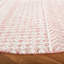 Tapis rose pâle en laine et viscose touffeté à la main Caudill-1225012428