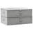 vidaXL Storage Boxes Fabric 27.6x15.7x7.1"-899843618