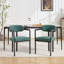 Ensemble de 2 chaises de salle à manger modernes et rembourrées de style Mid-Century-311153491