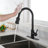 Novobey Pull Down Touchless Kitchen Faucet-61310992