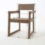 Fauteuils d'extérieur et de jardin en bois antique avec chaises au design moderniste-1321669518