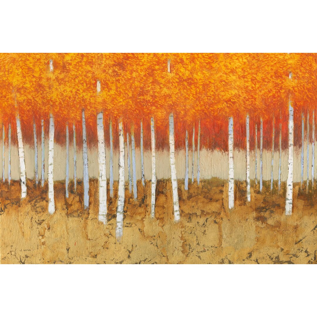 Leinwandbild Autumn Birches von James Wiens