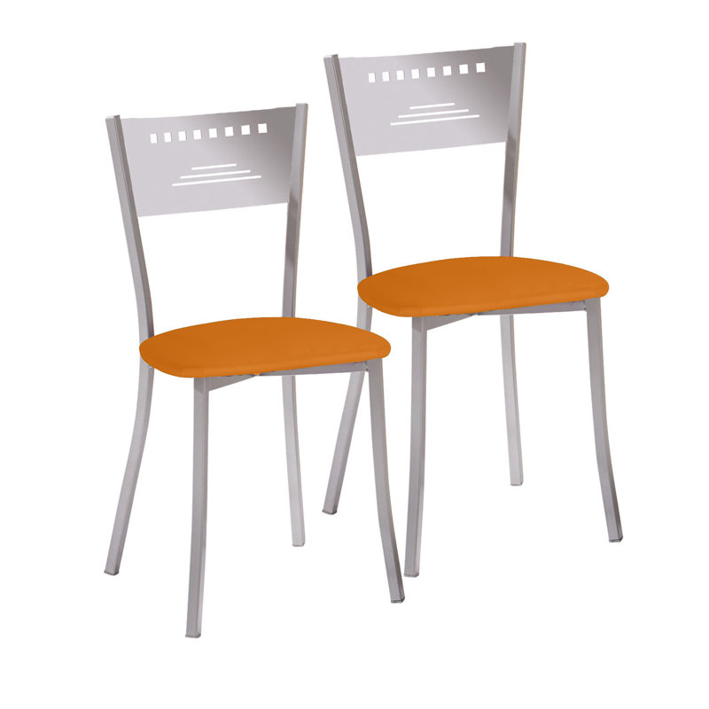 Farmanela Upholstered Dining Chair, Orange