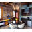 8-Light 22.4" Steampunk Geometric Chandelier, Adjustable Black Iron Pendant Light with E26 Base