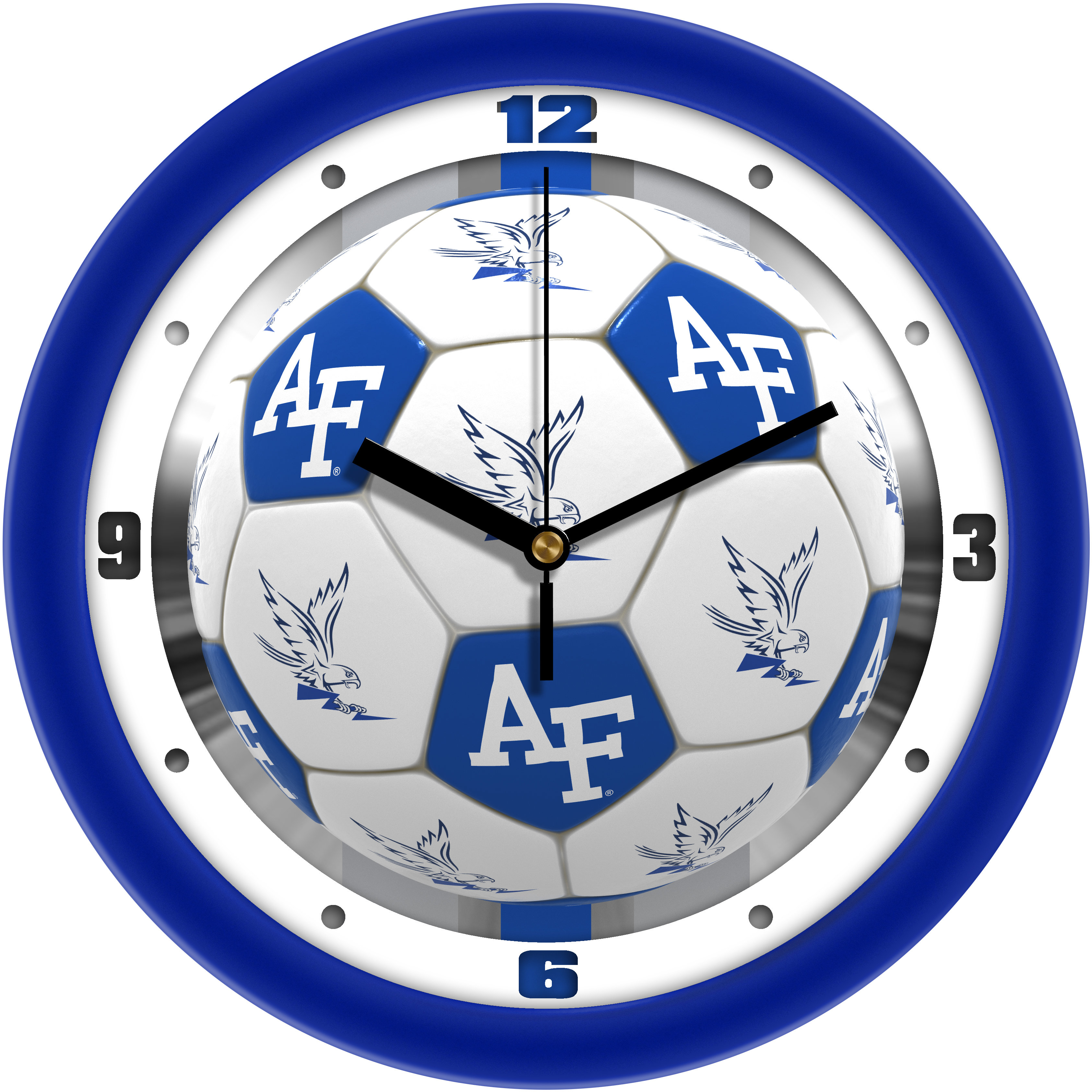 Suntime Air Force Falcons Soccer Wall Clock