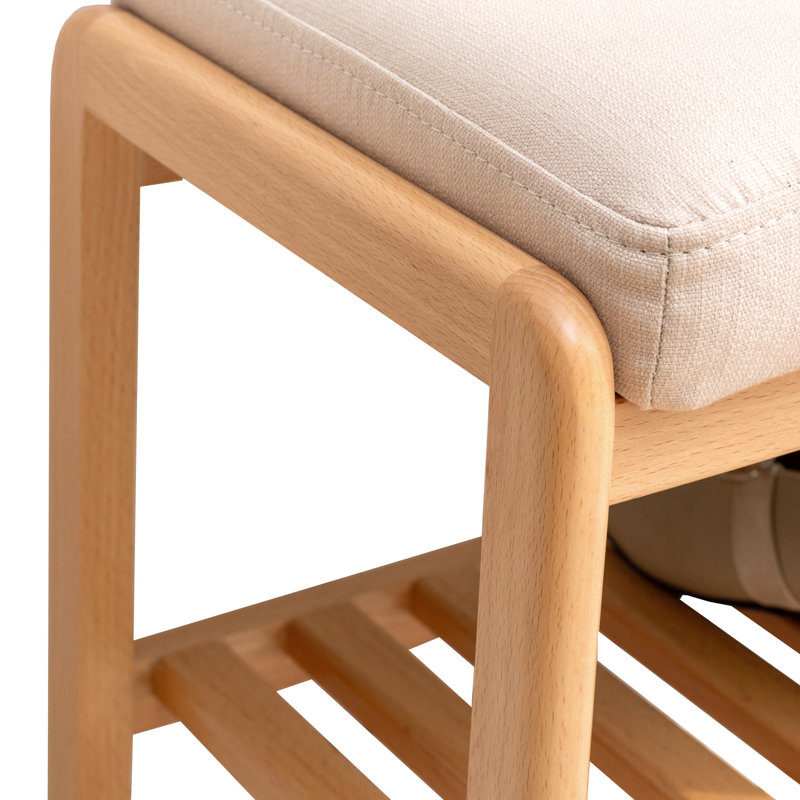 Briet Fabric Upholstered Storage Bench