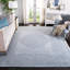 Tapis oriental en viscose / coton bleu tissé à la main Chatman-1468627715