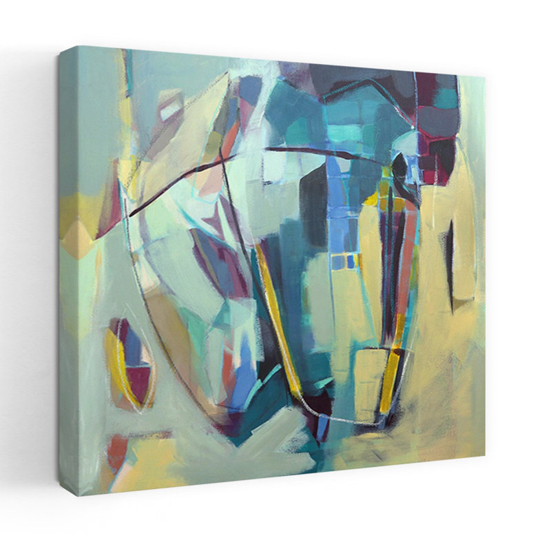 «Beyond Personal Truth», art contemporain abstrait, H 18 po x l 18 po