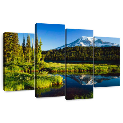 " Mt. Rainier Reflection Wall Art "