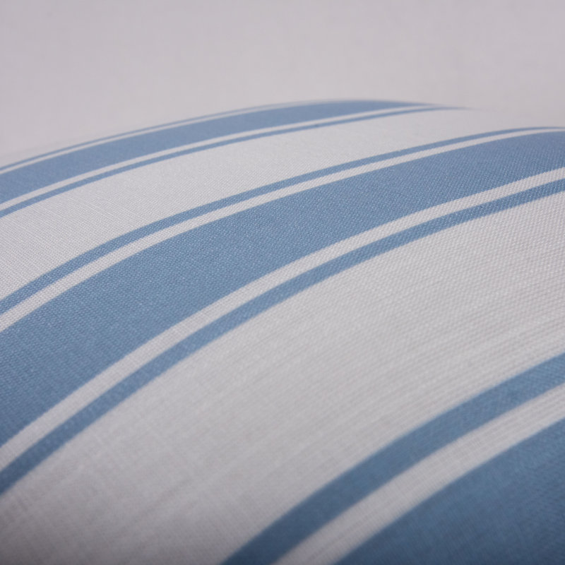 High Performance/Easy Care Throw Pillow, Blue/White