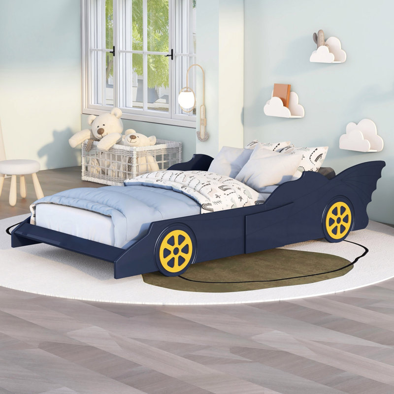 Lit simple Shivan par Latitude Run®, Bleu