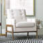 Fauteuil d'appoint capitonné moderne Mid-Century Lipsey-686338424