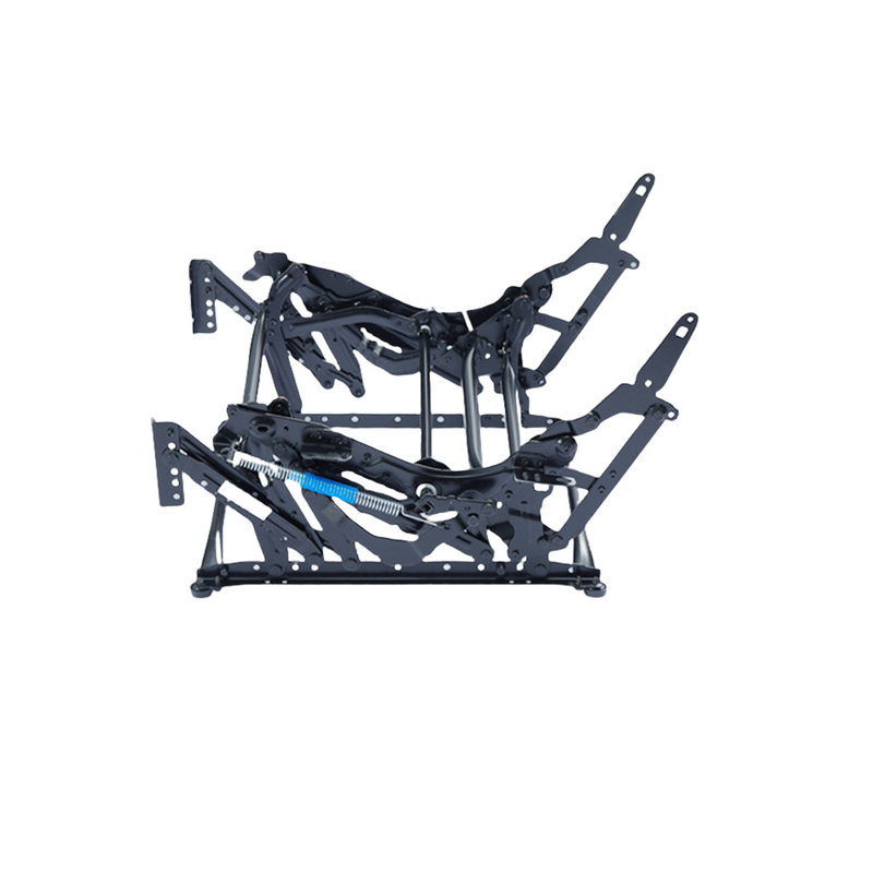 Modern, simple and multi-functional single sofa, Black, Manual - Handle / Lever