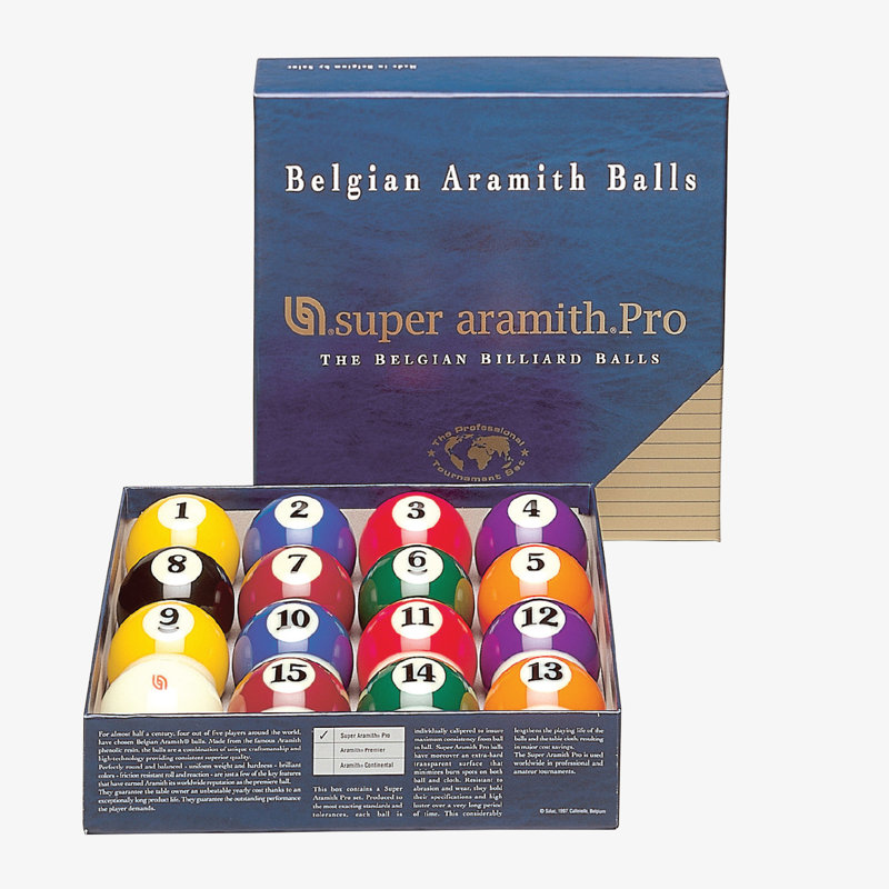 16-Piece Super Pro Billiard Ball Set