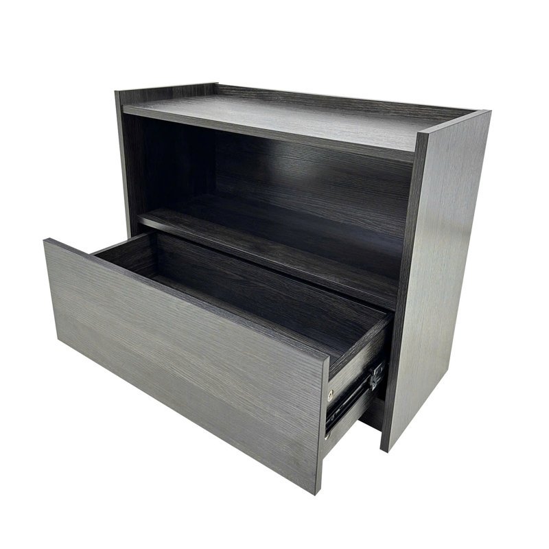 Table de chevet Robin en gris foncé (table de chevet seulement)