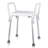 Multi-Purpose Backless Shower Bench with Arms