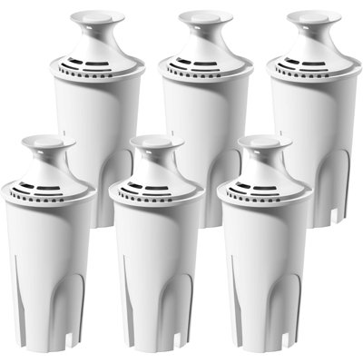 Water Filter Replacement Compatible With Water Pitchers And Dispensers, OB03, Classic 35557, Mavea 107007 And More, Pack Of 6