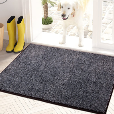 Très grand tapis anti-salissures ultra-absorbant