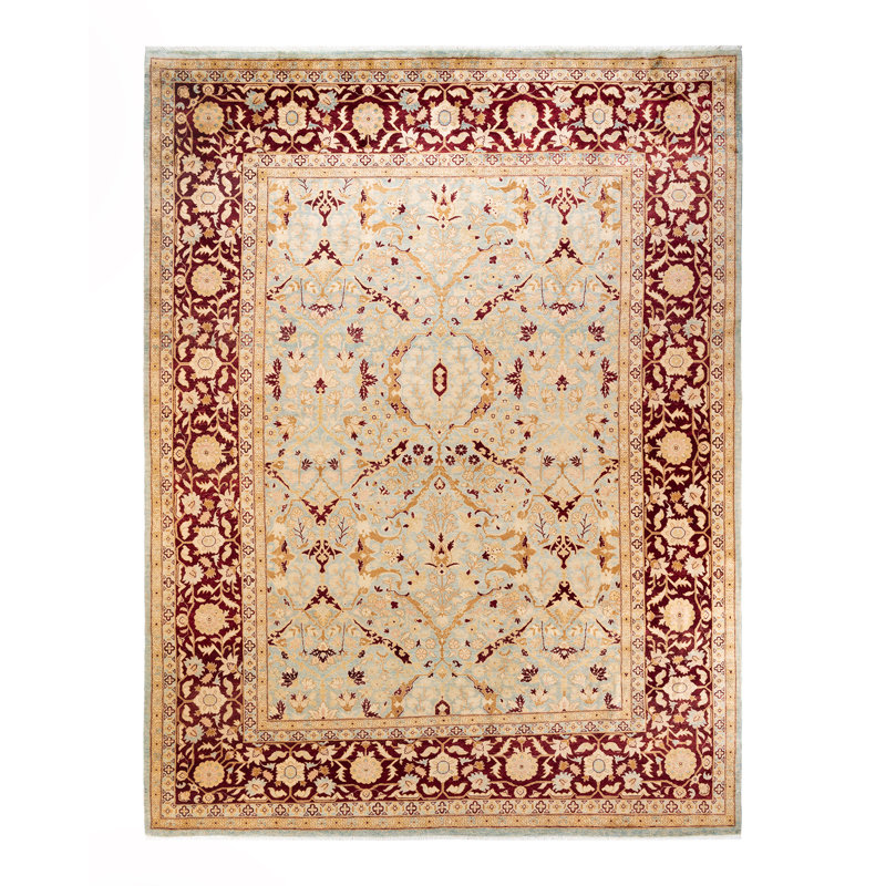 Eclectic One-of-a-Kind 9' 0" X 11' 10" Hand Knotted Area Rug