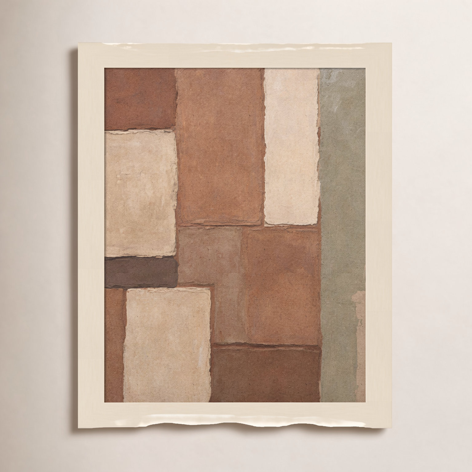 Arcilla Print by Dan Hobday, Brown, 13" H x 11" W
